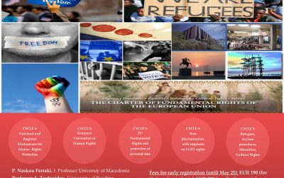 UNESCO Chair of Intercultural Policy of the University of Macedonia’s 2nd Summer Academy in European Studies and Human Rights Law